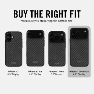 Ridge Case Compatible with iPhone 17 PRO MAX - Compatible with MAGSAFE & Wireless Charging.