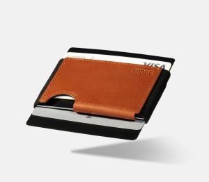 Ridge Biflex Wallet for Men - Slim Minimalist Compact Wallet with RFID Protected Lining.