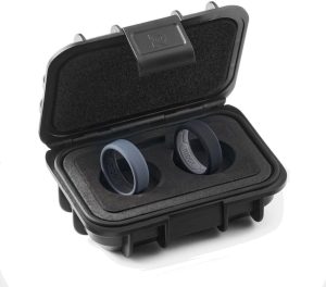The Ridge 8mm Silicone Wedding Band for Men - Silicone Ring for Men.