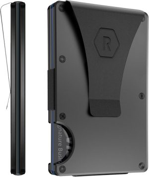 The Ridge Wallet for Men - Slim Minimalist Compact Wallet and Card Holder.