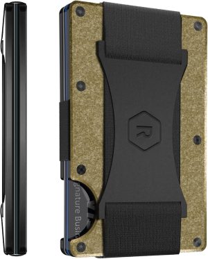 Ridge Wallet for Men - Slim Minimalist Compact Wallet and Card Holder.