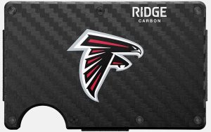 Ridge Wallet - Atlanta Falcons - Carbon Fiber 3k