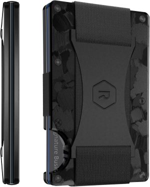 Ridge Wallet for Men - Slim Minimalist Compact Wallet and Card Holder.