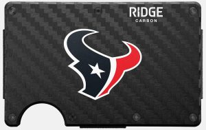 Ridge Wallet - Houston Texans - Carbon Fiber 3k