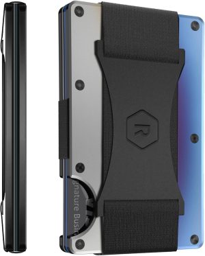 Ridge Wallet for Men - Slim Minimalist Compact Wallet and Card Holder.