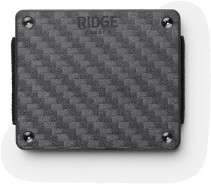 The Ridge Wallet For Men - LITE - The Minimalist Wallet. Smaller - Holds up to 8 Cards. RFID Protection. Sleek.