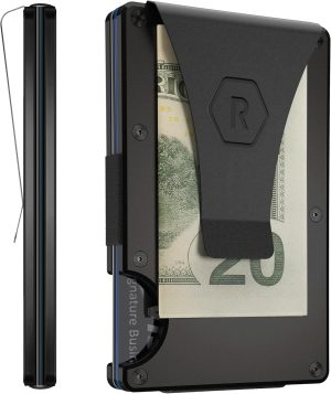 The Ridge Wallet for Men - Slim Minimalist Compact Wallet and Card Holder.