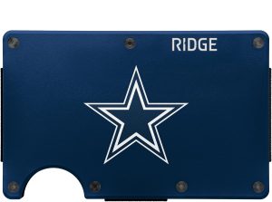 The Ridge NFL Wallet - Dallas Cowboys - Slim Wallet. Card Holder. Carry up to 12 Cards RFID Safe. Blocks Chip Readers. Minimalist Wallet With Cash Strap & Extra Money Clip